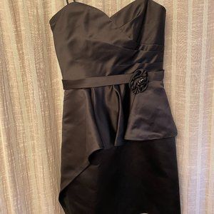 Black Satin Dress